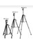 3366 Profesyonel Kamera Tripod, Telefon Tutucu Tripod 140 cm 3