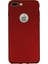 Apple iPhone 7 Plus Premium Silikon Kılıf Bordo 1
