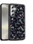 Samsung Galaxy S24 Fe Kılıf Mini Desenli Taşlı ve Simli Sert Premium Siikon Kapak Royal Case/azra 1