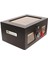 Siyah 2 Katlı Camlı Humidor Puro Kutusu RC21 2