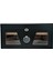 Siyah 2 Katlı Camlı Humidor Puro Kutusu RC21 6
