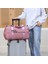 Büyük Kapasiteli Oxford Kumaş Su Geçirmez Fitness Tote Çapraz Askılı Çanta Seyahat Bagaj Çantası-Pembe (Yurt Dışından) 2