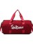 SJ-629 Büyük Kapasiteli Kadın Oxford Kumaş Su Geçirmez Fitness Tote Çapraz Askılı Çanta Seyahat Bagaj Çantası-Şarap Kırmızısı (Yurt Dışından) 1