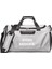 Oxford Kumaş Spor Çantası Spor Çantası Hafta Sonu Gecelik Omuz Çantası Islak Kuru Ayırıcı Cepli-Gri (Yurt Dışından) 1