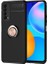Huawei P Smart 2021 Kılıf Yüzüğü Stant ve Araç Tutucu Olabilen Şık Esnek Premium Silikon Kapak Ryc/ravel 1