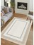 Krem Dijital Baskı Salon Halısı Kaymaz Tabanlı Yıkanabilir Halı Yolluk 1