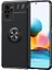 Redmi Note 10S Kılıf Yüzüğü Stant ve Araç Tutucu Olabilen Şık Esnek Premium Silikon Kapak Ryc/ravel 1