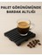 Palet Tasarım Bardak Altlığı - Siyah | Modern ve Endüstriyel Dekoratif Bardak Altlıkları (2'li Set) 2