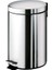 Çöp Kovası, Pedallı, 5lt - Parlak Paslanmaz Çelik 1