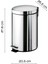 Çöp Kovası, Pedallı, 5lt - Parlak Paslanmaz Çelik 2