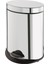 Çöp Kovası, Pedallı, Elips, 5lt - Parlak Paslanmaz Çelik 1
