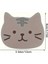 Altın Imparator Kedi Silikon Kedi Bardak Altlık Karikatür Kedi Tasarımlı 3
