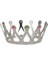 Gümüş Renk Çocuk ve Yetişkin Uyumlu Kraliçe Tacı Prenses Tacı 8X25 cm 4