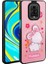 Redmi Note 9 Pro Kılıf Şirin Hayvan Figürlü ve Simli Sert Silikon Kapak Royal Case/amas 1