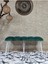Metal Beyaz Tel Ayaklı 100 cm Puf Bench - Puf - Bench - Oturak - Mutfak Oturağı - Antre Oturağı Yeşil Renk 100 x 40 Boyut/ebat 2