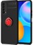 Huawei P Smart 2021 Kılıf Yüzüğü Stant ve Araç Tutucu Olabilen Şık Esnek Premium Silikon Kapak Ryc/ravel 1