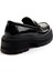 Siyah Kadın Loafer Ayakkabı K01179200408 3
