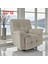 Relax TV Koltuğu Hitit Elektrikli Sırt Dayanağı Kontrol Panelli Ergonomik Kadife Polyester Açık Gri Dekoratif Baba Koltuğu 1