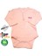 Sema Baby Uzun Kol Kaşkorse Badi (Body) - Pembe 6-12 Ay 1