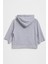 Kadın Kapüşonlu Cepli Crop Sweatshirt 3