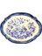 Aless Tirinnanzi Blue Victoriana Oval Tepsi 1