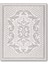 Raya Damask Doğal Pamuklu 2'li Banyo Paspas Seti 60X100 50X60 cm Taş 3