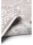 Raya Damask Doğal Pamuklu 2'li Banyo Paspas Seti 60X100 50X60 cm Taş 5