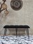 Metal Siyah Tel Ayaklı 100 cm Puf Bench - Puf - Bench - Oturak - Mutfak Oturağı - Antre Oturağı Siyah Renk 100 x 40 Boyut/ebat 2