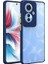 Oppo Reno 11F 5g Kılıf Arkası Buğulu Kenarları Renkli Sert Premium Silikon Kapak Rcv/hux 1