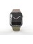 - ​​​Apple Watch 7 45mm - Kordon Silikon Kordon Strap Kayış - KRD-122 - Kahverengi-Krem - T34207 3