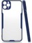 - Apple iPhone 11 Pro - Kılıf Kenarı Renkli Arkası Şeffaf Parfe Kapak - Lacivert - T15178 1