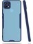 - Oppo A15S - Kılıf Kenarı Renkli Arkası Şeffaf Parfe Kapak - Lacivert - T16656 1