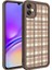 - Samsung Galaxy A05 - Kılıf Kamera Korumalı Baskılı Arka Yüzey Klas Kapak - Koyu Kahve - T32275 5