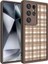 - Samsung Galaxy S24 Ultra - Kılıf Kamera Korumalı Baskılı Arka Yüzey Klas Kapak - Açık Kahve - T32303 5