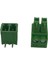 2 Kutuplu 90 Derece 3.81mm Baskılı Devre (Pcb) Klemens Seti (Dişi + Erkek) 3