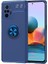 Redmi Note 10 Pro Kılıf Yüzüğü Stant ve Araç Tutucu Olabilen Şık Esnek Premium Silikon Kapak Ryc/ravel 1