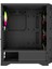 PB-PS7840B 600W Temperli Camlı 4*12CM Rainbow Fanlı Mesh Mid-T Atx Gaming Siyah Kasa 5