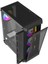 PB-PS7840B 600W Temperli Camlı 4*12CM Rainbow Fanlı Mesh Mid-T Atx Gaming Siyah Kasa 7