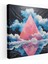 Pink Floyd Duvar Sanatı - Fırtınalı Gökyüzü Logolu Kanvas Tablo - Müzik ve Sanat 1