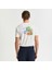Erkek Krem Regular Fit Bisiklet Yaka Logolu T-Shirt 2