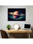 Satürn Retro Kanvas Tablo - Dünya Karakter ve Çekicilik Retro Esintili Poster Ortamı Canlandırın 2