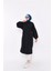 Hira Balon Kol Midi Boy Sade Basic Sweatshirt - 03031-1.003 - Siyah 1