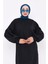 Hira Balon Kol Midi Boy Sade Basic Sweatshirt - 03031-1.003 - Siyah 3