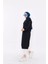 Hira Balon Kol Midi Boy Sade Basic Sweatshirt - 03031-1.003 - Siyah 5