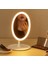 LED Işıklı & Dokunmatik ve Organizerli Şarjlı Oval Makyaj Aynası 1