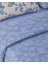 Curioleaf Pamuk Tek Kişilik Nevresim Takımı 160X220 cm Mavi - Bej 7