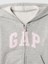 Kız Bebek Gri Gap Relaxed Logo Fermuarlı Sweatshirt 2