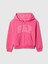 Kız Çocuk Pembe Gap Logo Heritage Fermuarlı Sweatshirt 1