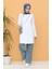 Doğa Sade Basic Tunik - 06016-1.002 - Beyaz 2