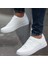 Unisex Snaker Günlük Yürüyüş Spor Ayakkabı-Beyaz 2